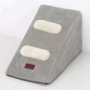 [반려] 계단 강아지 스텝 삼각투텝 그레이 슬라이드 관절 1P