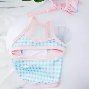 [반려] 04강아지수영복 수영복 강아지 비키니 레드S 패딩