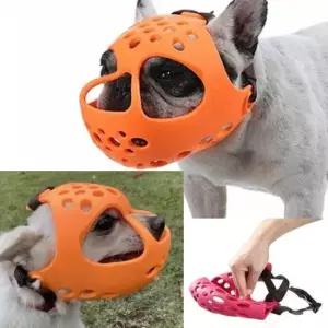[반려] 실리콘 입마개 헬멧형 벌집 훈련 1P 강아지 가벼운