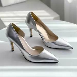 인기상품 언밸런스 사이드 오픈 스틸레토 펌프스 하이힐 9cm [W6443ED_260331]