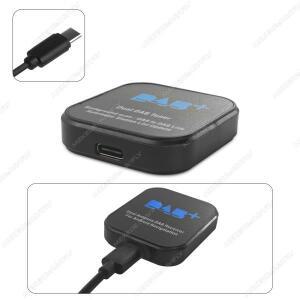 듀얼 안테나 DAB + 어댑터 EU 디지털 라디오 범용 호환 안드로이드 호환 자동차 차량용 호환 네비게이션 T