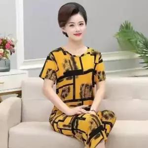 홈웨어세트 냉장고티 바지 냉감 빅사이즈 여름 쿨바지