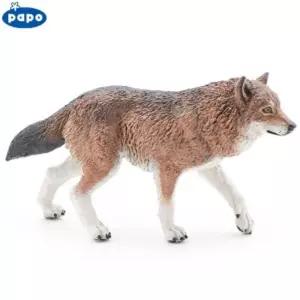 파포 모형 완구 갈색 늑대 50283인형 피규어 동물교구 동물어 규어 장난감