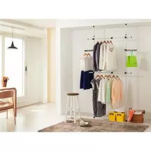 업그레이드 행거 2단 헹거 수납 정리 정리정돈 공간창출 옷걸이 가성비 킹성비 갓성비 북유럽