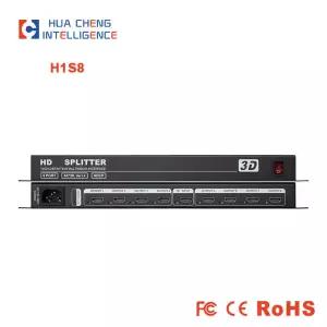 Y젠더 Y잭 이어폰 마이크 헤드셋 4K 1x8 HD Splitter 비디오 분배기 1 8 출력 컨버터 PS4 Xbox 카메라 노트