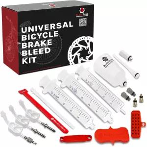 블리드존 유니버설 브레이크 키트 - 시마노 테크트로 마구라 SRAM 줌과 호환되는 유압 MTB 도로 및 모든