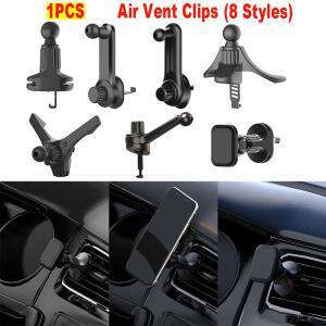 범용 호환 에어 벤트 클립  흔들림 방지 그립 지원 자동차 차량용 호환 마운트 휴대폰 홀더 무선 충전기용