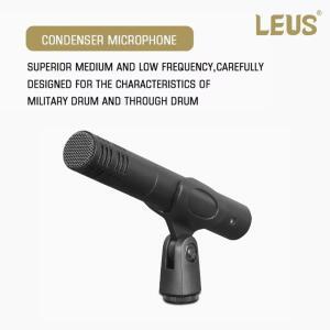 LEUS CO2 7피스   유선 다이나믹 드럼 마이크 킥 베이스 악기 톰/스네어 심벌즈 세트박스 사용 호환 포함