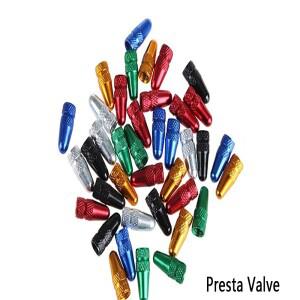 호환 4Pcs 알루미늄 합금 도로 MTB 트랙 레이싱 자전거 튜브 타이어 휠 FV 프랑스어 밸브 캡 Presta 공기 6