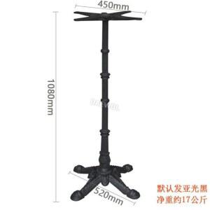 주물 금속 테이블 다리 높이 사이즈 경사면 스타일 캐비닛 경사면 원형 이상 가구