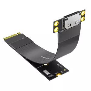 Mustpoint M.2 NVME에서 Oculink 4i 확장 케이블로 SSD 그래픽 카드 M2 M 키에서 SFF-8612 어댑터까지