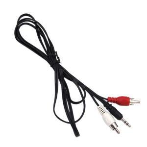 3.5mm 잭 Aux-2 RCA 오디오 비디오 케이블 스테레오 Y 분배기 AV 어댑터 PC DVD TV VCR 스피커 카메라 용