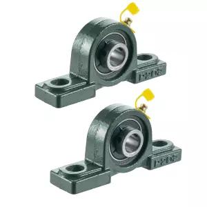 Eowpower 2피스 UCP202-10 베개 블록 베어링 5/8인치 인사이드 직경 세트 나사 잠금 장치