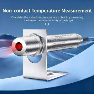 온습도시계 비접촉식 적외선 온도 센서 송신기 4-20mA RS485 제어 프로브 0-100 ℃ 150 200 300