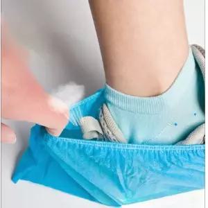 100쌍 200p 블루색상 위생덧신 일회용 병원 모델하우스신발커버 부직포 슈커버 덮개 1회용 운동화 싸개 발