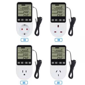 온습도시계 AC120-240V 온도 소켓 기능성 기 타이머 스위치 정확도 가열 쿨링 온도계