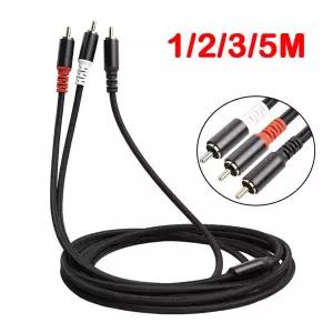 Y젠더 Y잭 이어폰 마이크 헤드셋 1235m RCA 수-듀얼 수 오디오 케이블 Y 분배기 커넥터 변환기