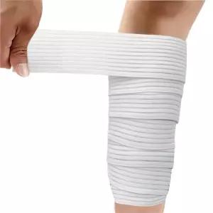 종아리 를 위한 Yawjxbd 탄력 압박 붕대 슬리브 랩 하퇴부 지지대 신 스플린트 가드 조절 가능 플러스