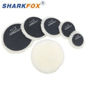 Sharkfox 양모 연마 디스크, 헤비 커팅 패드, 버핑 폴리셔 왁싱용 고밀도 램, 80-180mm
