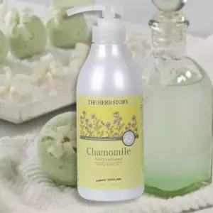 더허브스토리 린스 헤어 컨디셔너 캐모마일 500ml 향좋은 가정용 업소 업소용 두피샴푸 기능성