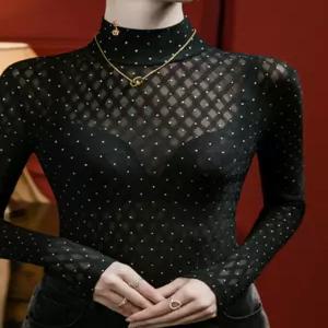 의상 공연의상 댄스스포츠 스팽클 슬림핏 댄스티 트로트