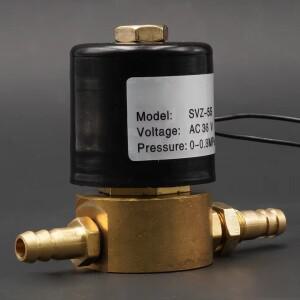 호환 오리피스 5mm 솔레노이드 밸브 220v 36v 24v 2 위치 양방향 VZCT 아르곤 아크 용접기