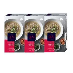 더미식 안동국시 2p, 516g, 3개 사골 육수 칼국수 밀키트 하림 미식