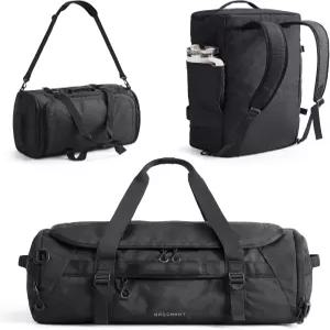 여행용 가방 스마트 4-in-1 더플 백팩 40L 짐 신발 수납공간 및 젖은 포켓이 있는 TSA 캐리백 방수 운동