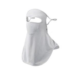 자외선 안면 운전 얼굴 선캡 얼굴가림막 화장 선스크린 다도 자외선차단마스크 쿨링 회색