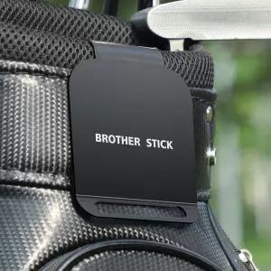 남성용 골프 가방 액세서리용 브라더 스틱 메탈 랜딩 패드 레인지파인더 마그네틱 타월용 클럽 플라스크