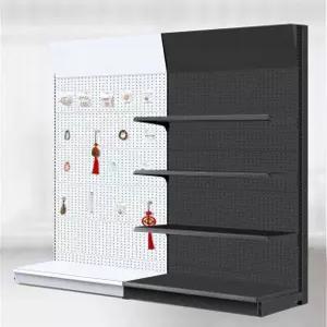 철제 타공 파티션 보드 칸막이 디스플레이 가벽 선반 전시 스탠드 바퀴 걸이 사무실 이동식