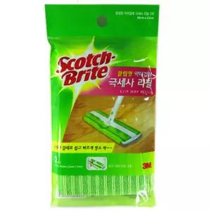 3M 스카트 브라이트 클립형 막대걸레 극세사 리필 밀대 교체용