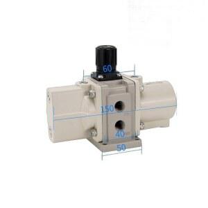 공압 부스터 실린더 밸브 압축 VBA11A 02 에어프레스