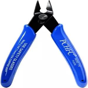 크리에이티비티 블루 플러시 커터 미니 대각선 플라이어 사이드 니퍼스 와이어