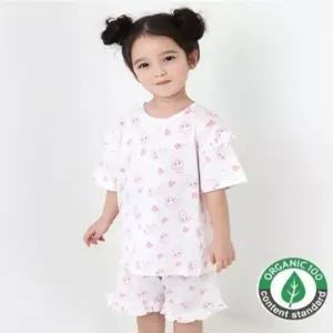 [레노마 이너웨어]티니핑 여아용 깡총핑 오가닉 순면 5부 실내복 상하세트 0F1WW64984