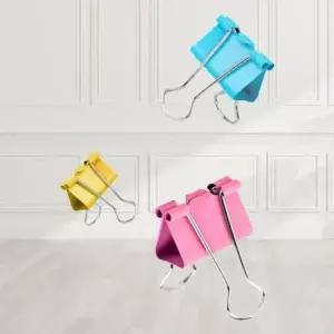 [문구/오피스] 집게 홀더 정리 문서 색상 A4 오피스 파스텔 메모 클립형