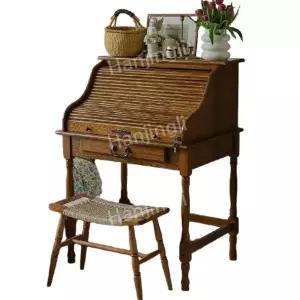 단수별 프렌치 벽선반 거실 모듈 고풍 앤틱 라운드 럭셔리 복도장 뷰로데스크