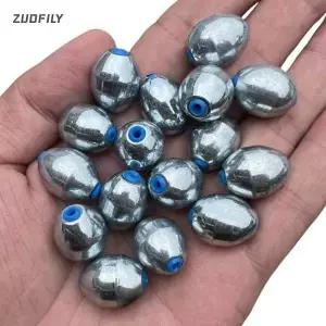 캐스팅볼 10개 20g 25g 30g 40g 50g 낚시 싱커 캐스팅 합금 무게 코어 물 태클