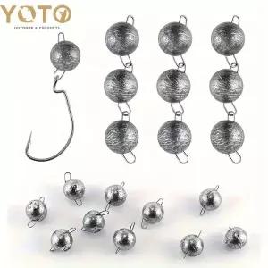 캐스팅볼 스냅 낚시 무게 싱커 낚싯대 머리 Cheburashka 볼 고속 변경 캐논볼