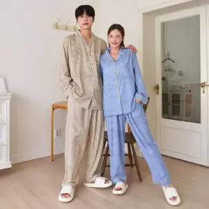 [글램공감]넥스트 투피스 남녀공용 커플 홈웨어 잠옷 파자마 4colors