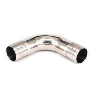 호환 피트 튜브 I.D 12.7/16/19/25mm 304 스테인레스 위생 90 도 엘보 파이프 피팅 호스 바브 커넥터