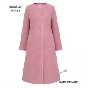 [미니멈]MD 울 알파카 부클 A 라인 코트  MD MYDAWL0800IV