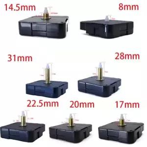 벽시계 벽걸이 시계 교체 운동 부품 수리 석영 손 모터 20mm 다이얼 두께 31mm 길이