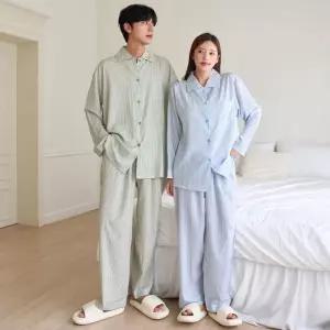 [글램공감]위켄드 투피스 남녀공용 커플 홈웨어 잠옷 파자마 4colors