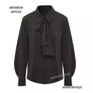 [미니멈]MD 리본 벌룬 블라우스 MD MYDAWB0750DG