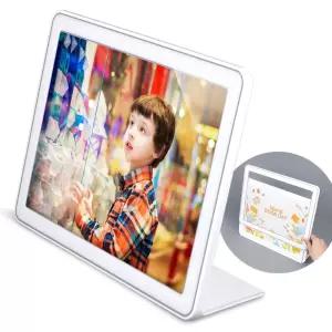 A4 슬라이딩 프레임 쇼케이스 흰색 포토 액자 탁상 홍보판 메모꽂이 카달로그 아크릴표지판 행사게시판 A4P