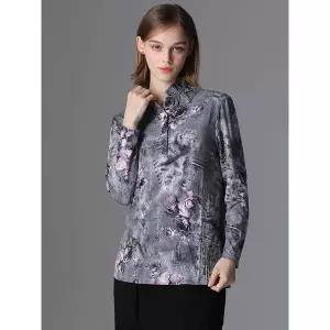 르오트 분위기있는 어텀 프린트 블라우스 사이즈 55 99까지_P379805664 1187484