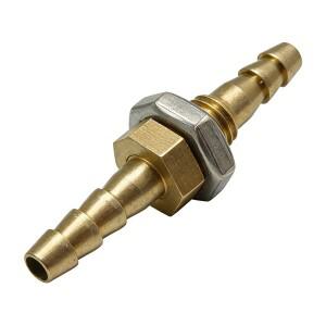 호환 호스 바브 동일 벌크 헤드 황동 튜브 파이프 피팅 커플러 커넥터  커플링 어댑터  4mm