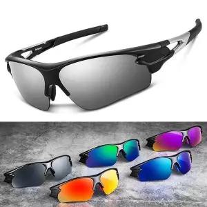 [JHQQO6ST_4B]편광 고글 스포츠 선글라스 실버미러 (26402336A)