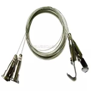 와이어세트 (2m+그립볼트2개+나팔2개)행잉바 데코레일 천정고정 액자 광고 용품 피오피 걸이 천장